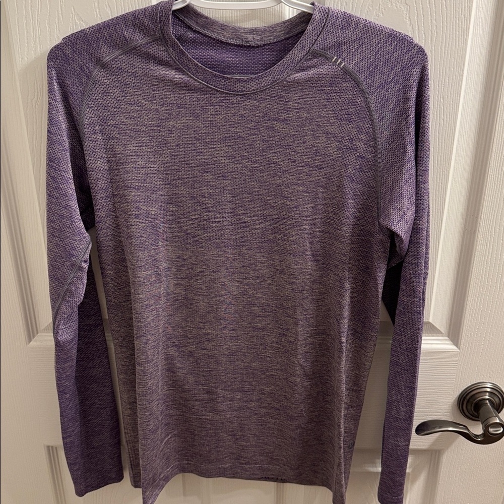 Lululemon Purple Long Sleeve Athletic Shirt